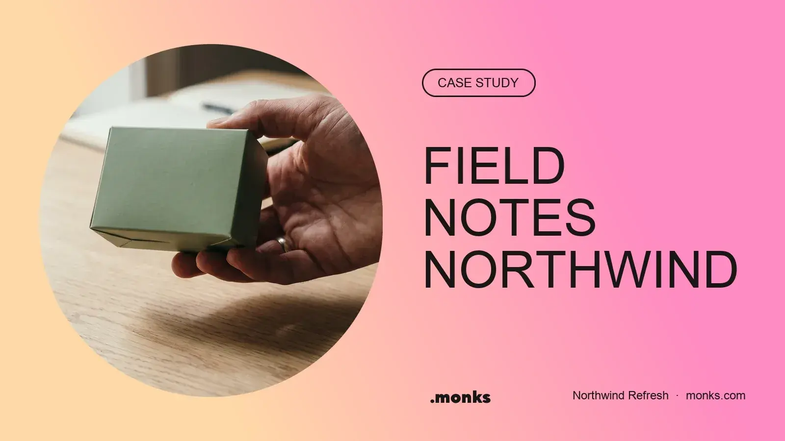 Slide / header · 16:9 concept for Monks