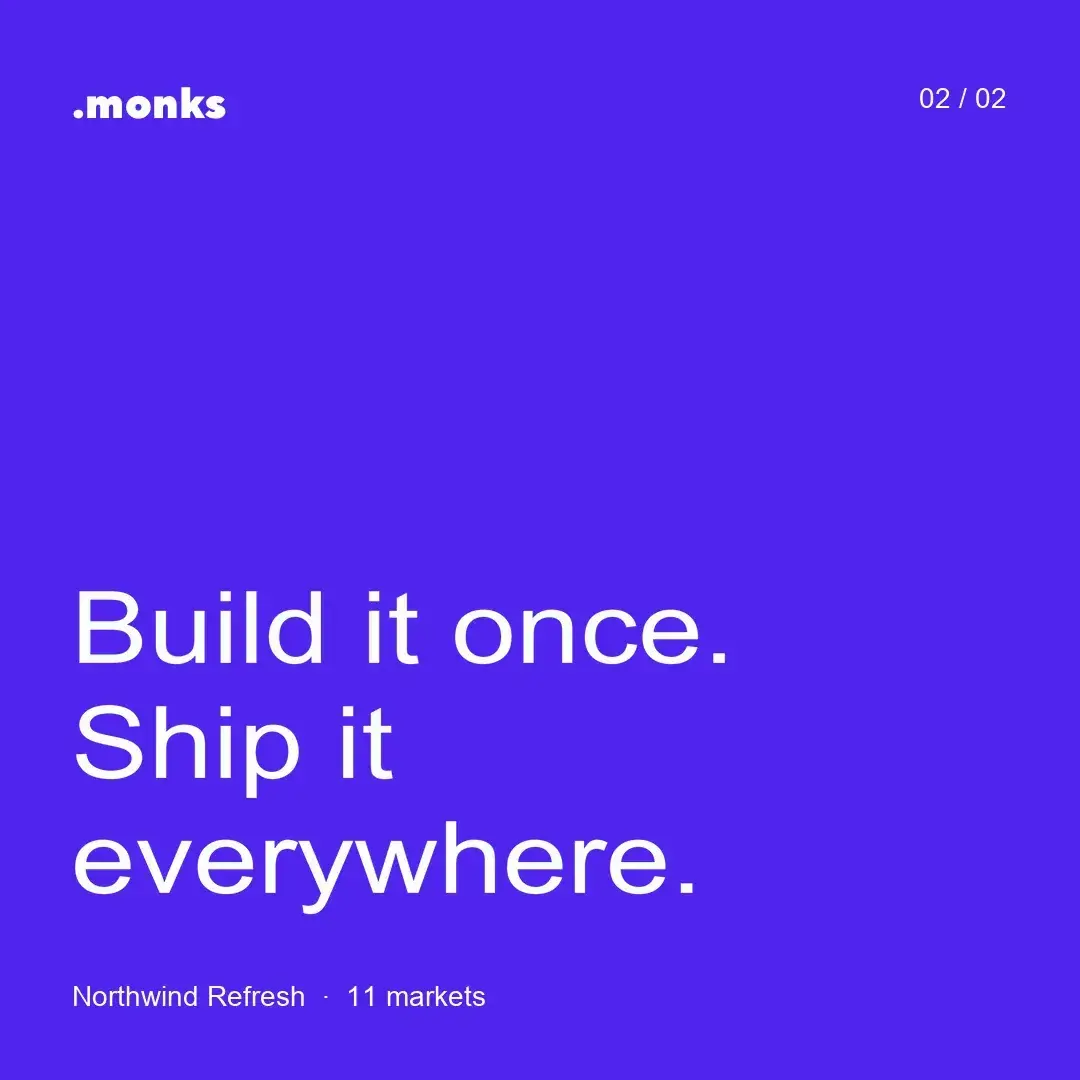Social post · 1:1 concept for Monks